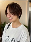 ハンサムショート大人ショート大人上品丸みショート20代30代