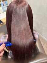 テト 藤沢(teto) 酸性縮毛矯正×ピンクカラー