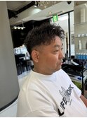 シャドウパーマ　メンズパーマ　ピンパーマ　海老名　メンズ