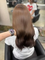 ペレ 原宿(PELE)&nbsp;ダークパープルナチュラルショート夏のヘアアレンジ原宿