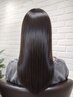 縮毛矯正+カット+プレTr ¥12100~