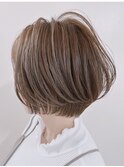 丸みショートボブ♪大人可愛い20代30代40代前下がりボブ