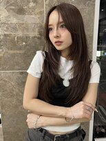 ハニーシブヤ(HONEY shibuya)&nbsp;ロングレイヤー/シャギーレイヤー/ハニーブラウン1