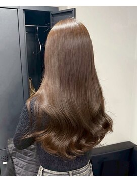 ベレーザ 川越(Beleza) ba19683_ベージュブラウンブリーチなし透明感カラーワンホンヘア