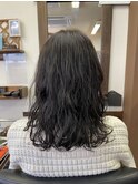 アッシュブラウン☆ミックスパーマ