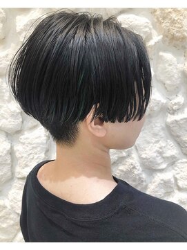 モアナ バイ ヘッドライト 沖縄南風原店(Moana by HEADLIGHT) 小顔ハンサムショート#イメチェン#大人かわいい