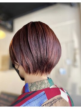 ルポル 大通店(rupolu) 艶オレンジのショート