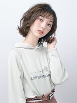 オーブ ヘアー アムール 学芸大学店(AUBE HAIR amour) 【AUBE HAIR】軽やか外ハネシースルーバング