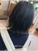 暗めアッシュ