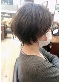 くせ毛風パーマ☆ショートボブ