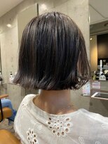 ヘアーアンドメイク ファット(Hair&Make PHAT) 大人可愛い黒髪外はねショートボブ20代30代