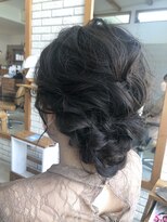 ルチェア ヘア(Lucea Hair)&nbsp;セミロングヘアアレンジ