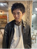 表参道 roijir 刈り上げ無しショート×グリース仕上げ