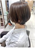 乾かすだけで決まる♪ショートボブ