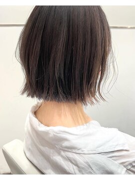 アフロートリノ(AFLOAT Leino) 【修】20代30代40代◎透明感カラー×韓国切りぱなしボブ