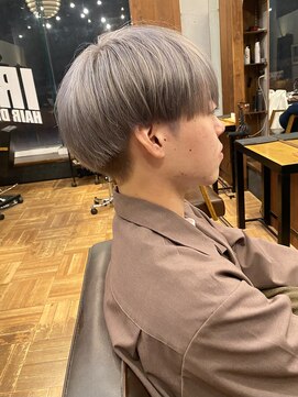アイリーヘアデザイン(IRIE HAIR DESIGN) 【IRIE HAIR赤坂】ブリーチ×ハイトーン×グレージュ×マッシュ