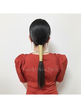 ベル(belle) タイト×ローポニーテール