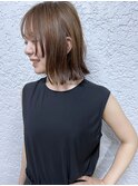 【morio池袋】大人ガーリーチョコレートカール外ハネミディ♪