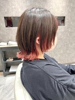 コーゾーギンザ 上野御徒町店(KOZO GINZA)&nbsp;くびレイヤーウルフカット外ハネボブインナーカラー