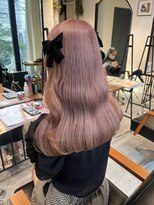 ラベンダーベージュ　ブリーチ1回～