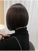前下がりショートボブ