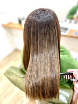 グリーンルームセカンド 結城店(GREEN ROOM. 2nd) 美髪縮毛矯正+カット