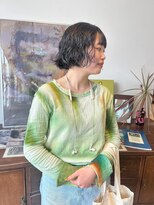 ヘアーアイストゥーレ(HAIR ICI TRE)&nbsp;ボブパーマ　ニュアンスパーマ　担当　渡邉桜桃