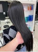 レミー100%/53cm☆シールエクステ40枚+ブリーチカラー