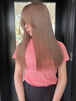 ツキ 横浜店(tuki) ミルクティーベージュダブルカラーケアブリーチインナーカラー