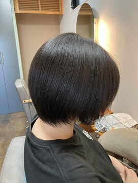エムアンドスマート 松山(M&SMART) ショートボブ