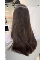 カラ フクオカ(Cara FUKUOKA)&nbsp;【マロンベージュ&ロングレイヤー】《福岡透明感カラー》