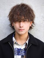 メンズフィール 心斎橋(MENS FEEL) 緩めシャドウパーマ　無造作　ゆるふわ　マッシュウルフ　