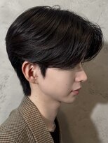 韓国シースルーマッシュカルマパーマダウンパーマフェザーパーマ