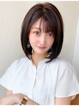 アフロートフクオカ(AFLOAT FUKUOKA) 【OPEN】小顔前髪あり後れ毛サイドバングメルティカラー