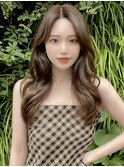 韓国ヘア 2wayバング 小顔 前髪 似合わせカット レイヤーカット