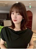 髪質改善＊顔周りレイヤーミニウルフ＊美髪【Zina池袋】