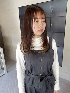 ヘアー アイス ルーチェ(HAIR ICI LUCE) レイヤーカット/韓国風ヘア/ストレート/大野