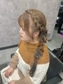 メゾンセブンルックス 宇都宮簗瀬店(Maison 7LOOKS) ヘーゼルベージュ!ライブのセットも可愛いです♪《ヘアセット》