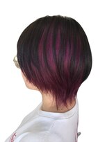 ヘアーズファイン(hair's fine)&nbsp;20代30代◎小顔ウルフカット アンブレラカラー×レイヤー
