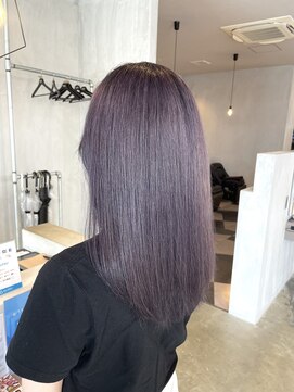シェル 津山の手店(shel) 大人気ブリーチカラーラベンダー透明感