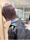 乾かすだけでキマる髪/馴染むハイトーンラベンダーボブ