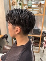 ガイ ラタン ウエスト(GUY lattan west)&nbsp;ショートセンターパート/MEN'S/テーパーフェード/センターパート