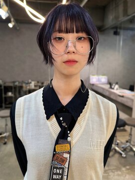 イトシテ ショートボブ×アンブレラカラー