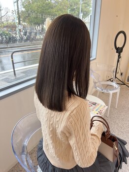 【一社駅徒歩2分】自然な仕上がりの髪質改善！なめらかな指通りと自分史上最高の扱いやすさに感動♪