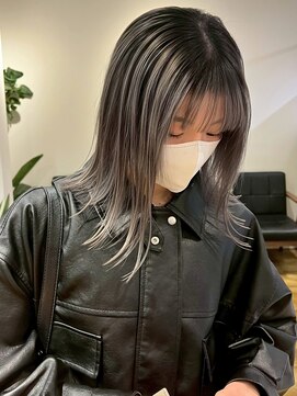 ルーツカラーボブ【20代30代イルミナカラー/縮毛矯正/髪質改善】