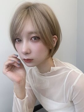 リリット(ReLit) マレットヘアハイライト髪質改善オリーブグレーココアベージュ