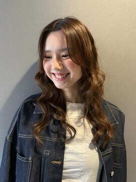 ジアン(GIEN) オレンジブラウン/レイヤー/フォワード巻き☆