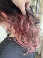 クリック(Click)&nbsp;チェリーピンク/クラゲヘアー/ブリーチ/小顔/暗髪/小倉