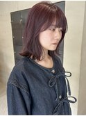 ブリーチなしダブルカラーで作るピンク/落合
