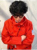 岡山メンズパーマ20代30代40代波巻きツイストスパイラルパーマ